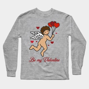 Cupid with Balloons Long Sleeve T-Shirt